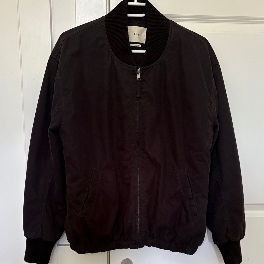 Black TNA bomber jacket